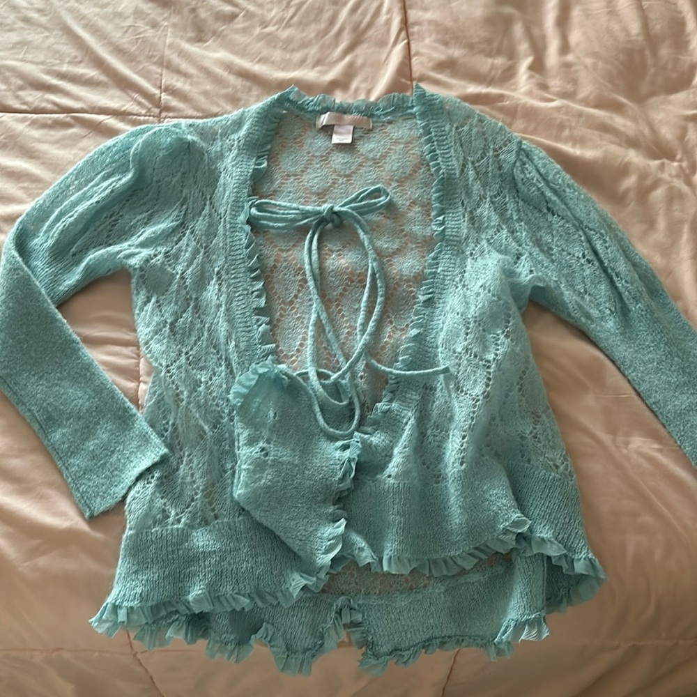 Vintage Victoria's Secret Angels Fairy Mohair Wrap Top